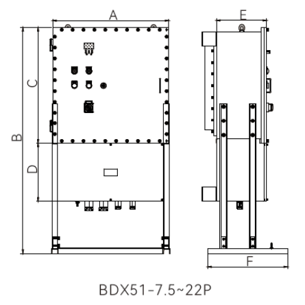 BDX51 钢板防爆变频箱